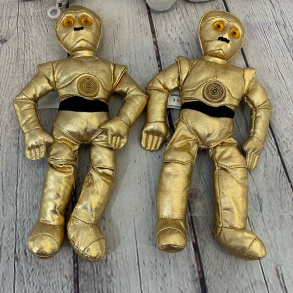 Star Wars Kenner Vintage R2D2 and C-3PO Bean Bag Plush - Picture 2 of 12